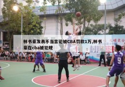 林书豪发表不当言论被CBA罚款1万,林书豪在cba被犯规