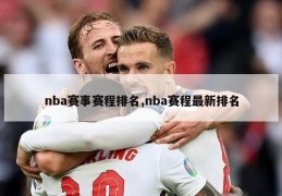 nba赛事赛程排名,nba赛程最新排名